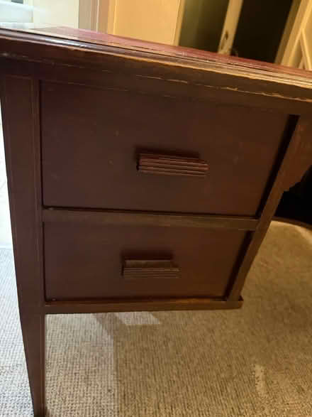 Photo of free Large Antique wooden office desk (Letchworth) #4