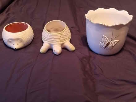 Photo of free Pot plant china pots x 3 (Banstead, Surrey) #1