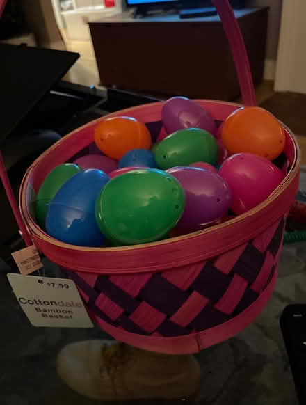 Photo of free Easter basket with plastic eggs (NW DC nr Silver Spring) #1