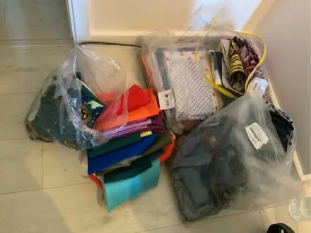 Photo of free Fabric sewing supplies bundle (Greenwich SE10) #1