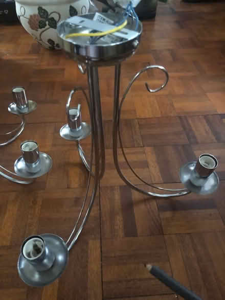 Photo of free 2 x silver chandeliers (Houghton-le-Spring DH4) #2