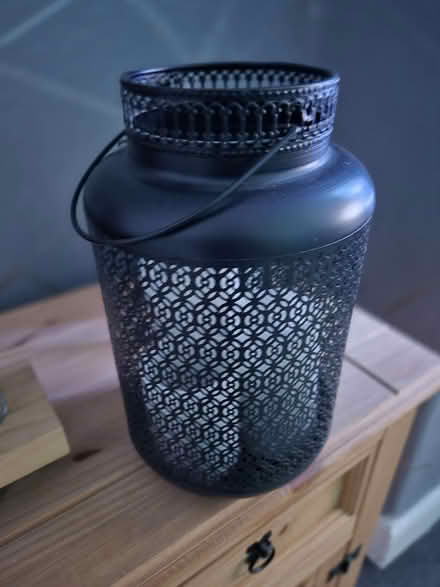 Photo of free Black ornament with led candles (Ashington (NE63)) #1