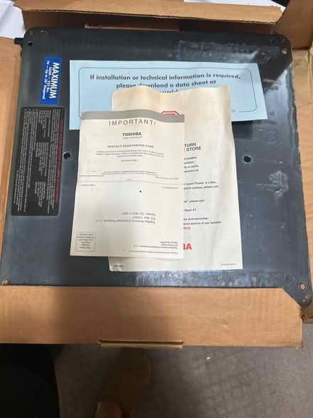 Photo of free Toshiba swivel TV stand (Arlington - Cherrydale) #1