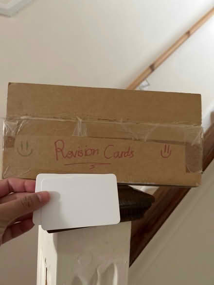 Photo of free Revision cards (KT3 new malden) #1