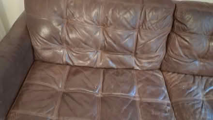 Photo of free Leather Sofa - RG7 (Aldermaston Warf RG7) #3