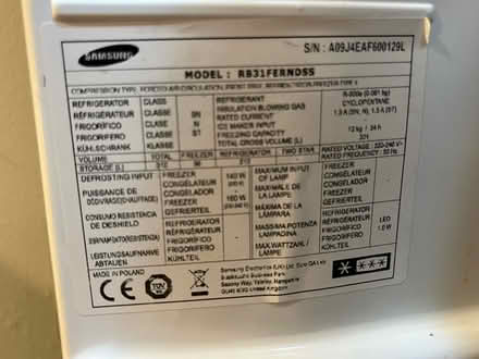 Photo of free Samsung fridge freezer - workibg (Oxford OX4) #1