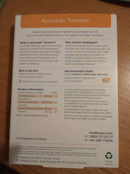 Photo of free Tumeric Supplements (Loughton IG10) #2