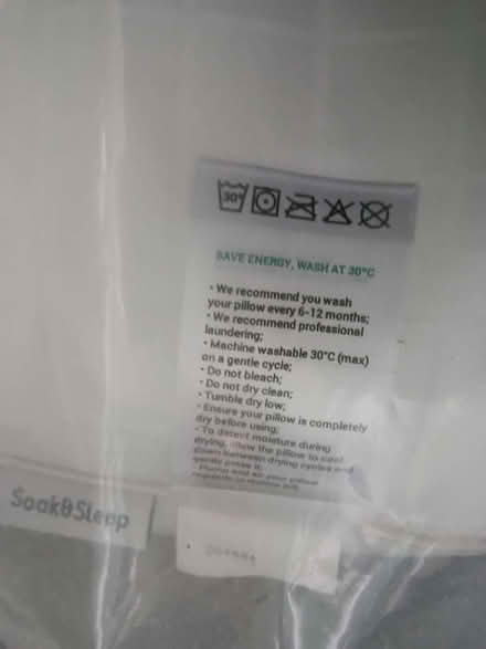 Photo of free Soak and sleep pillow medium/soft - hardly used (Westbury Fields BS9) #3