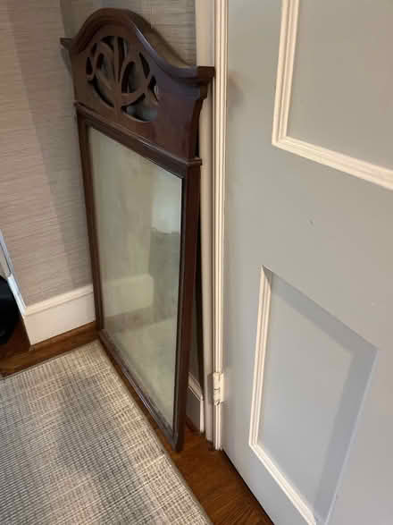 Photo of free Mirror in solid wood frame (Chevy Chase, md) #2