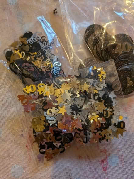 Photo of free 40th table decorations (Bedford, MK40) #1