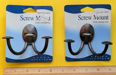 Photo of free Two screw-mount wall hooks (Santa Clara near Great America) #1