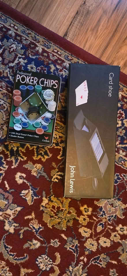 Photo of free Card shoe and poker chips (Hoole CH2) #1