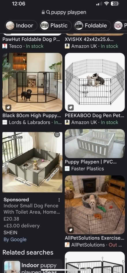 Photo of Puppy play pen/ child’s play pen (Hyde SK14) #1
