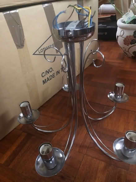 Photo of free 2 x silver chandeliers (Houghton-le-Spring DH4) #1