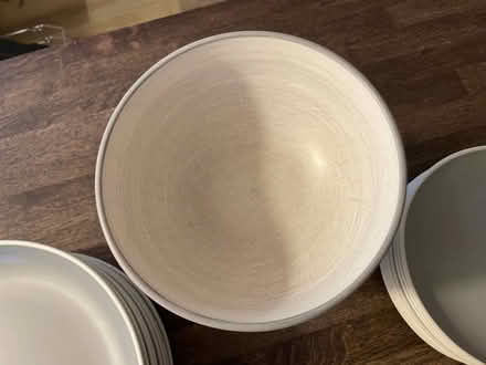 Photo of free Grey and white dinner set (Horsforth LS18) #4