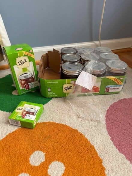 Photo of free Ball mason jars and lids (Piney Orchard) #1