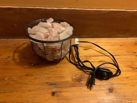 Photo of free Non working salt lamp (Bellrock area Malden) #1