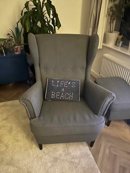 Photo of free Ikea wingback chair (Bath combe down/odd down) #1