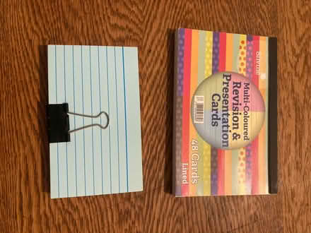 Photo of free Revision Note Cards (Dublin) #1