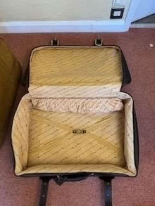Photo of free Two Leather Suitcases (Balcombe RH17) #3