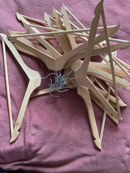 Photo of free Wooden coat hangers (Bristol BS3 (Totterdown)) #1