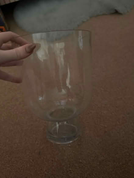 Photo of free Solid glass hurricane lamp vase (RG30, Reading West) #1
