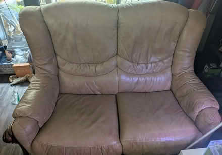 Photo of free Leather Loveseat Couch (Culver/Mar Vista) #3