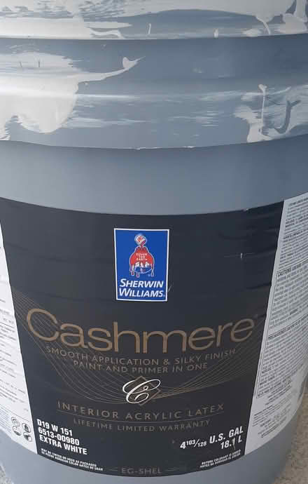 Photo of free 5 Gal. SW City Loft Eggshell Paint (Arbordale Neighborhood) #2