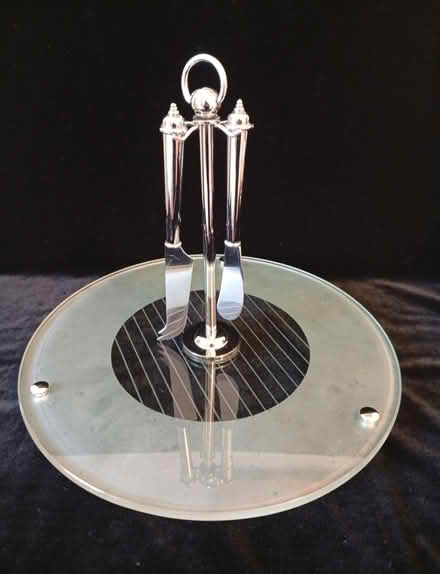Photo of free Cheese plate/stand with utensils (Buxworth SK23) #1