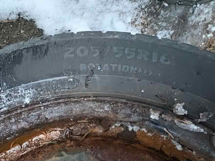 Photo of free 205/55R16 winter tires & wheels (Browns Line/Lakeshore) #4