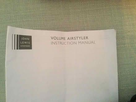 Photo of free Volume Hot Air Hairstyler (Leith EH6) #2