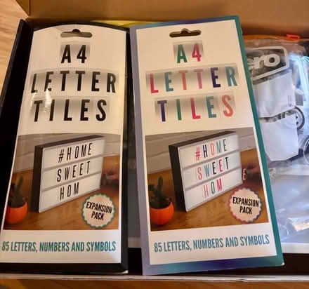 Photo of free Light box and letter sets (SK7 Hazel Grove) #2