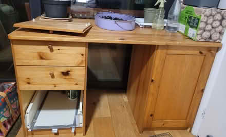 Photo of free Old Ikea pine desk (Portslade by Sea BN41) #3