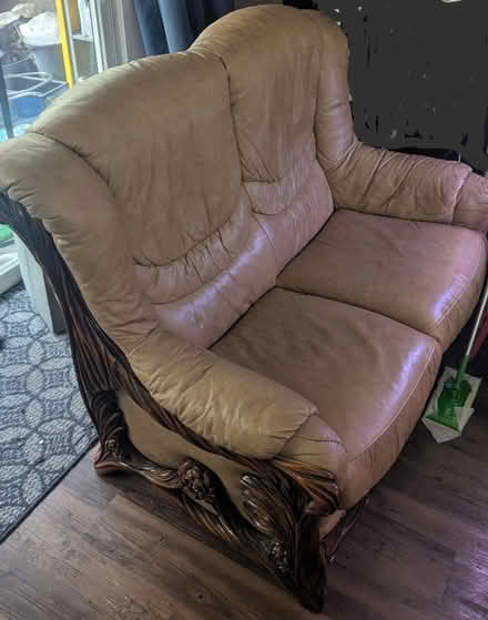 Photo of free Leather Loveseat Couch (Culver/Mar Vista) #1