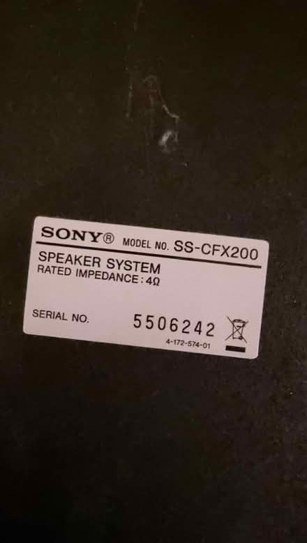 Photo of free Sony speakers (Tring HP23) #3