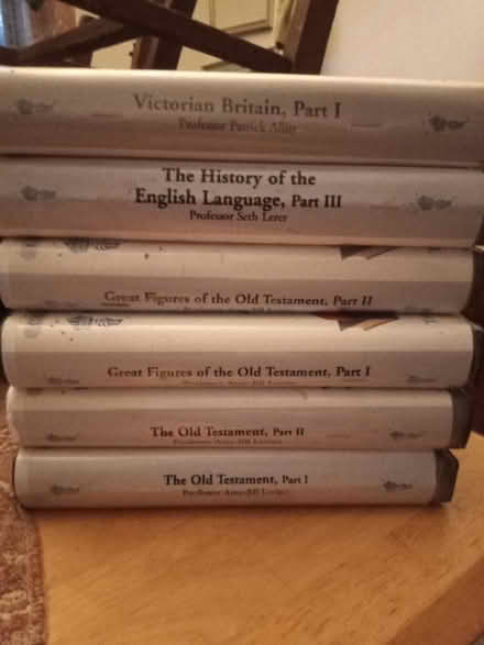 Photo of free 6 misc Great Courses cassette sets (Mt Rainier MD) #1