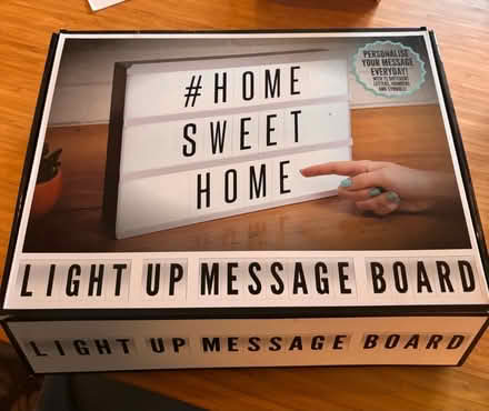 Photo of free Light box and letter sets (SK7 Hazel Grove) #1