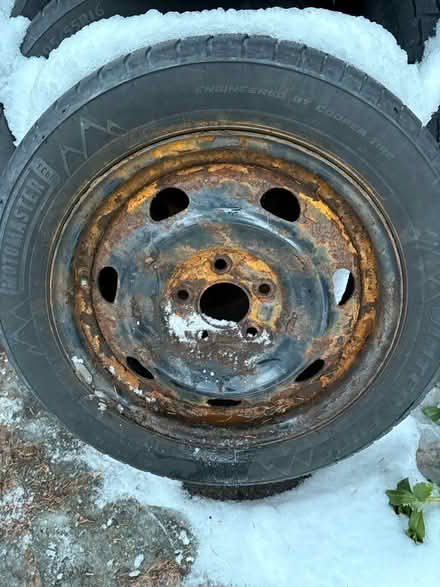 Photo of free 205/55R16 winter tires & wheels (Browns Line/Lakeshore) #2