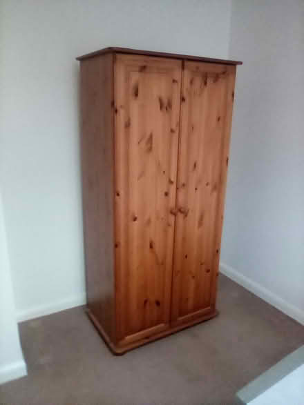 Photo of free pine wardrobe 2 (North Worle BS22) #1