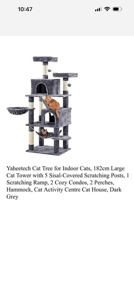 Photo of free Used Cat tower (Collection from Letchworth) #1