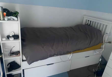 Photo of free Single 4 draw storage bed & matress (Croxteth L11) #1