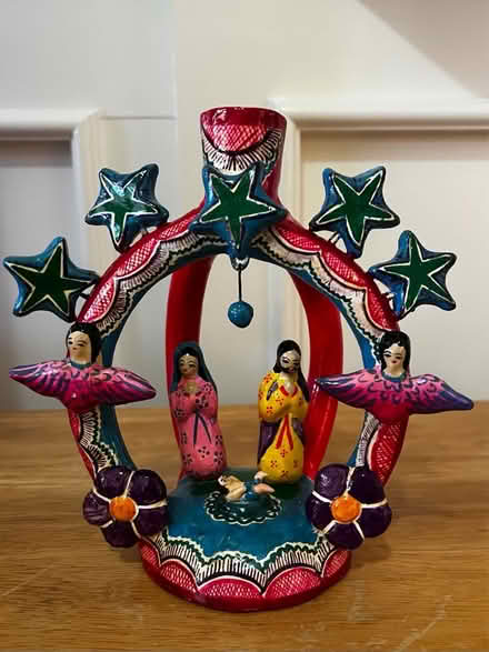 Photo of free Colorful Mexican candleholder (Downtown Martinez) #1