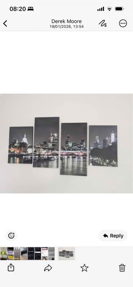 Photo of free London city scape canvas picture (BR1 Sundridge park) #1