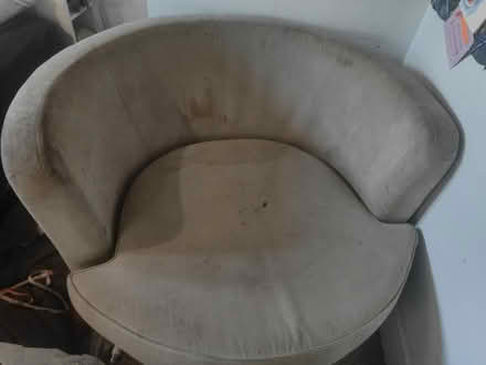 Photo of free Spinning bucket chair (needs TLC) (BN2 Hartington road) #2