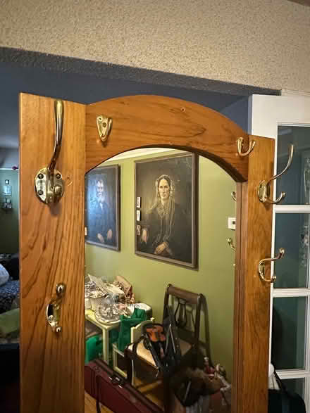 Photo of free Mirror back chair w. storage (Mortimer & Coxwell) #4