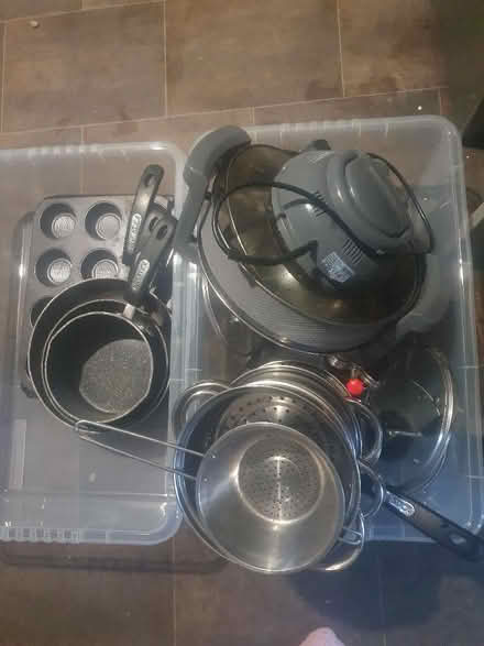 Photo of free Kitchen pans etc. (Appleby-in-Westmorland CA16) #1