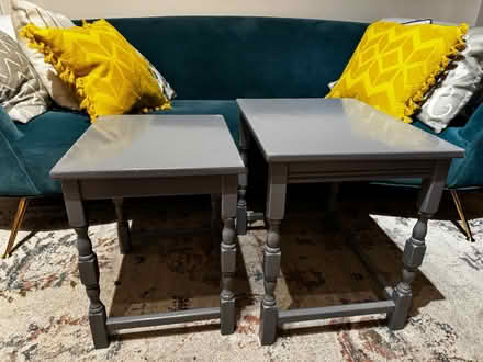 Photo of free Set of Two Grey Side Tables (TN2 3HT) #3