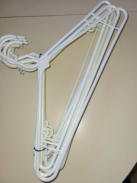 Photo of free 12 plastic hangers (Erin Mills) #1