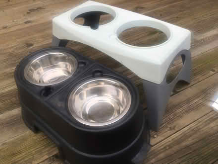 Photo of free Dog feeding stands (2) (Near Stevens Creek Cupertino) #1
