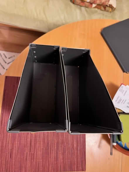 Photo of free Two Gray Ikea Magazine Holders (west of Watertown Square) #2